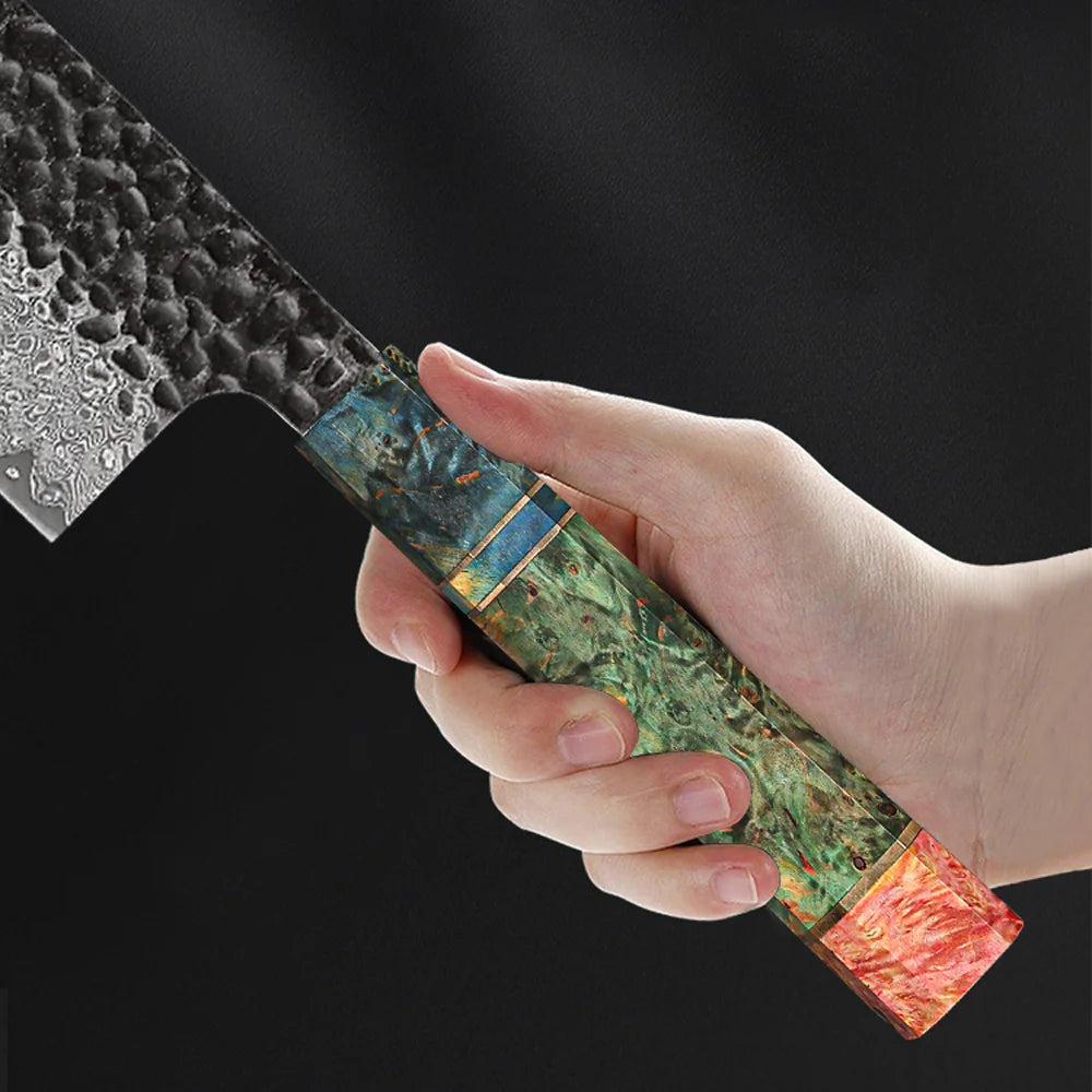 NOVA HOME KITCHEN™  Japanese Damascus Kitchen Knife