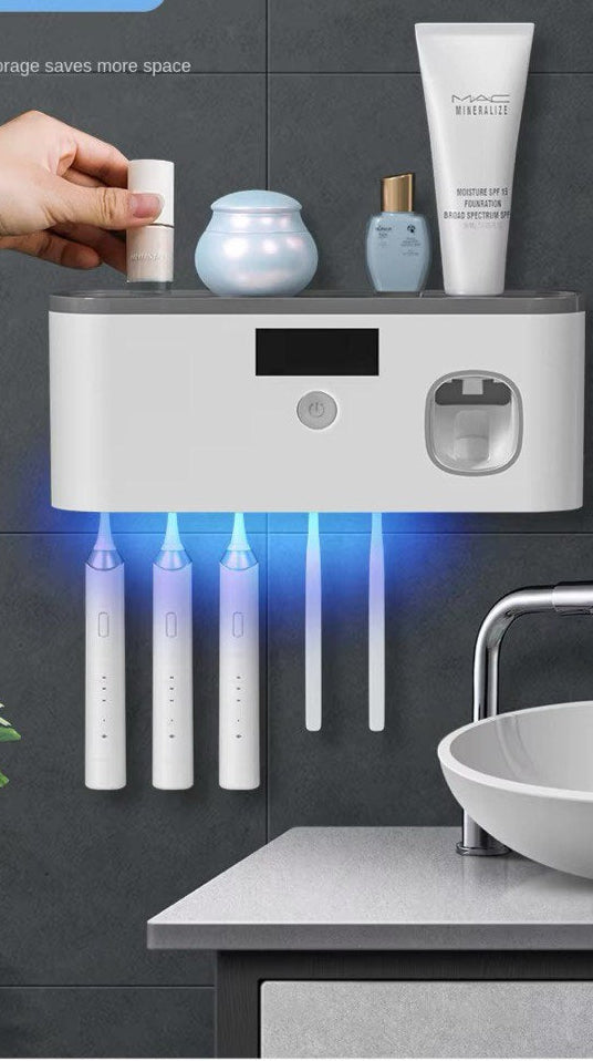 Nova Home™ Toothbrush Holder and  Sanitizer