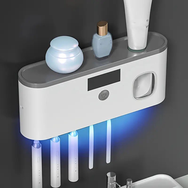Nova Home™ Toothbrush Holder and  Sanitizer