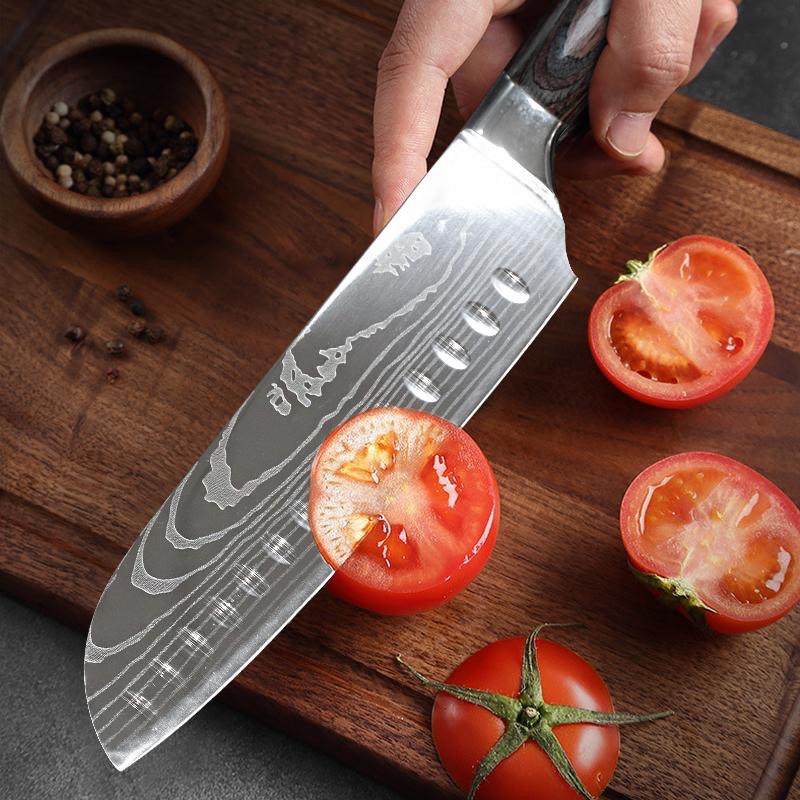 Nova Home Kitchen™  Professional Damascus Chef's Knives Set