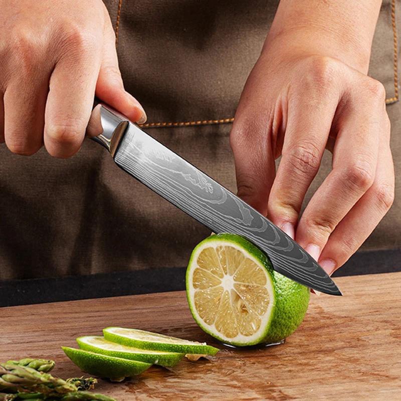 Nova Home Kitchen™  Professional Damascus Chef's Knives Set