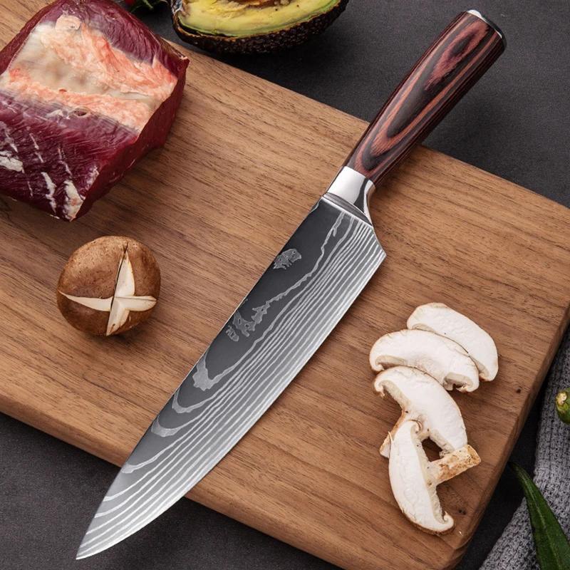 Nova Home Kitchen™  Professional Damascus Chef's Knives Set