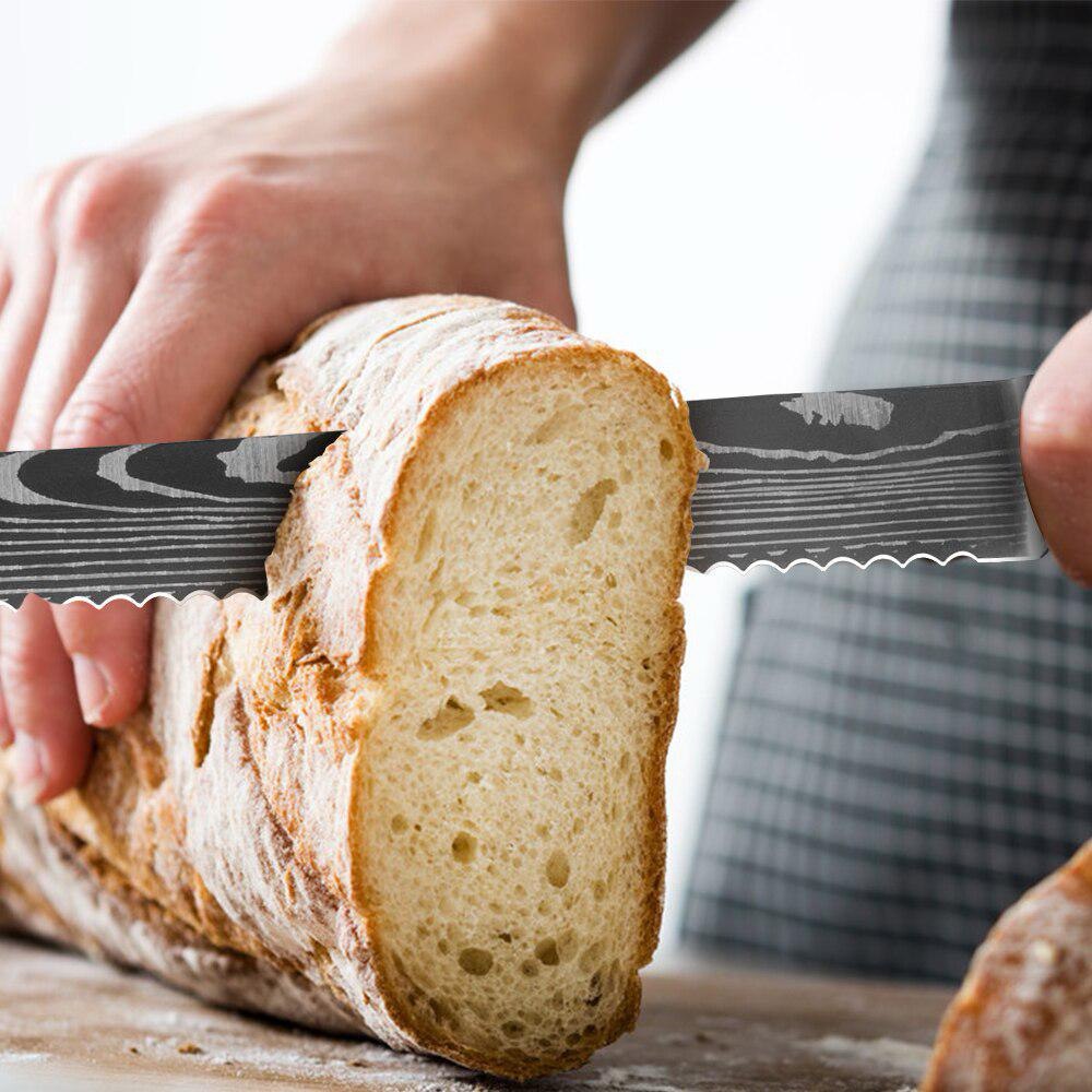 Nova Home Kitchen™  Professional Damascus Chef's Knives Set