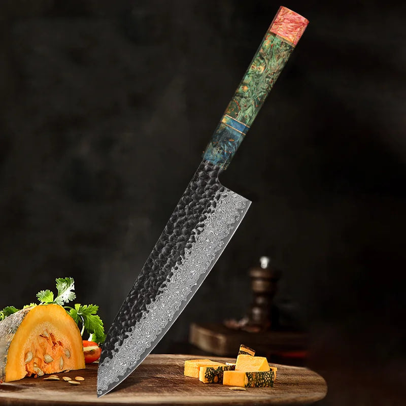 NOVA HOME KITCHEN™  Japanese Damascus Kitchen Knife